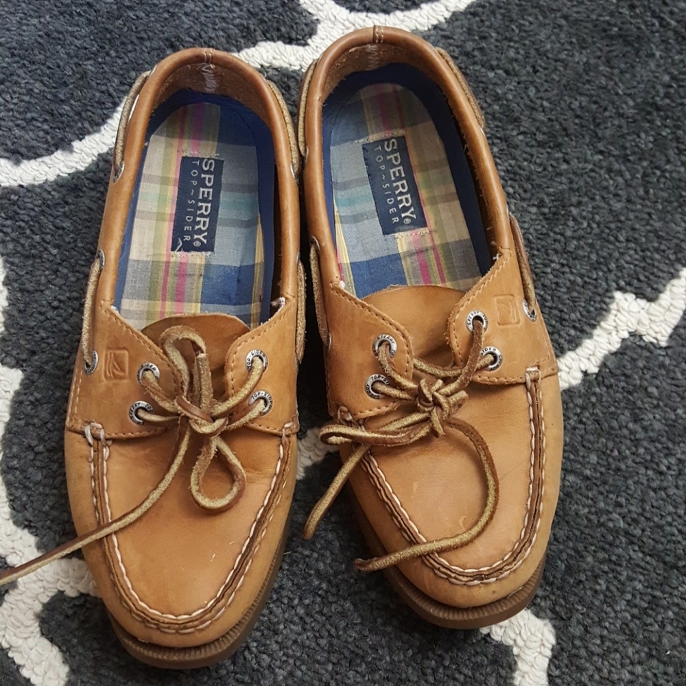Leather Sperry shoes